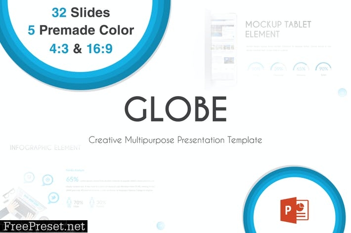 Globe - Powerpoint Template N9D4SR