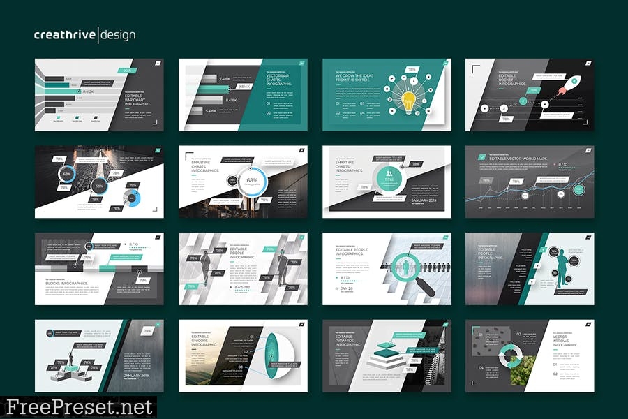 Gloss PowerPoint Template 6LUG9FX