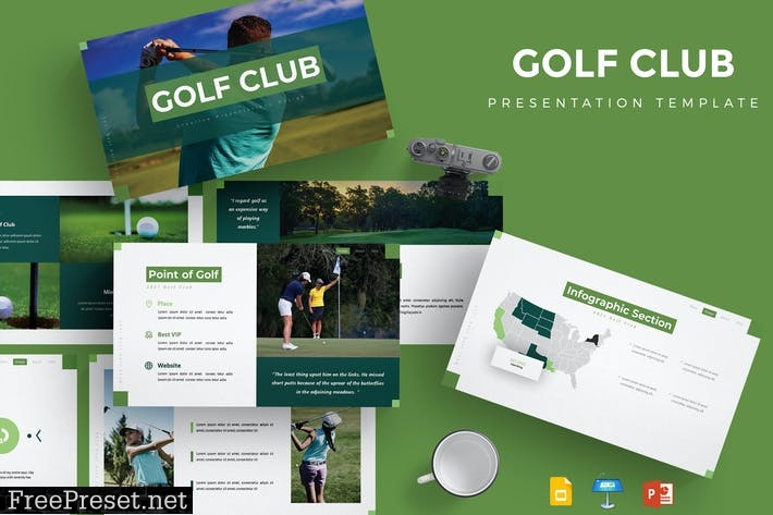 Golf Club - Presentation Template M24A8BK