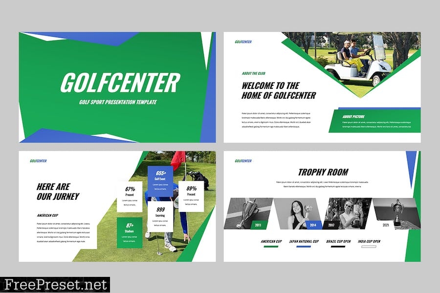 GOLFCENTER - Golf Powerpoint Template RSHLPG4