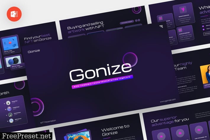 Gonize - NFT Powerpoint Template L4KAJT7