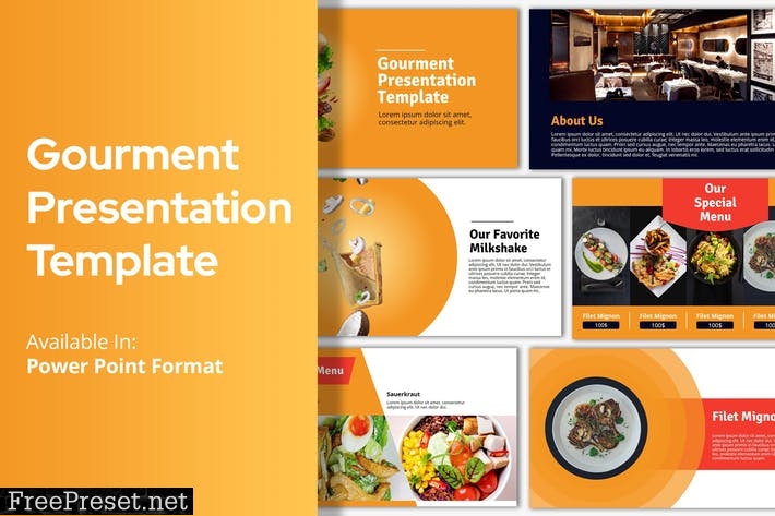 Gourment Presentation Template WWLGF9X