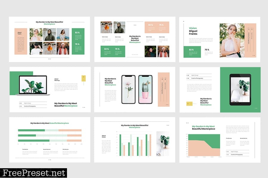 Govvi- Exotic Plant Presentation Template W9W6EEE