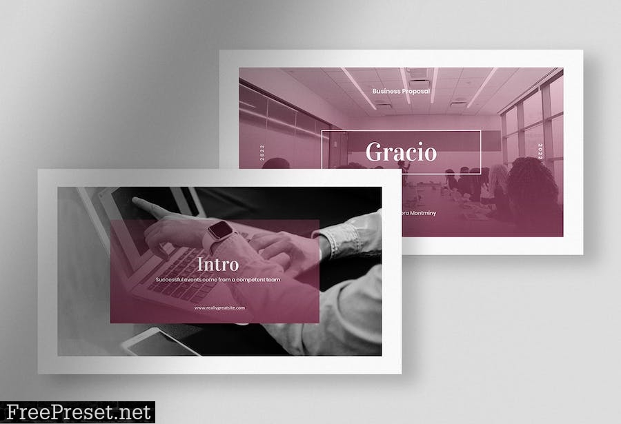 Gracio - Professional Business Proposal PPT M4P7VHL