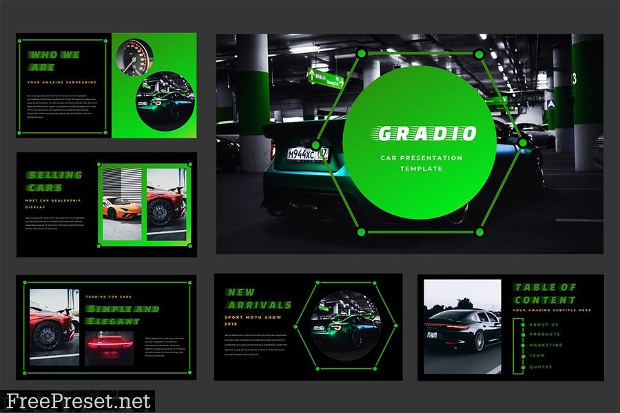 Gradio Car Dealership Powerpoint Presentation BZ4H2K