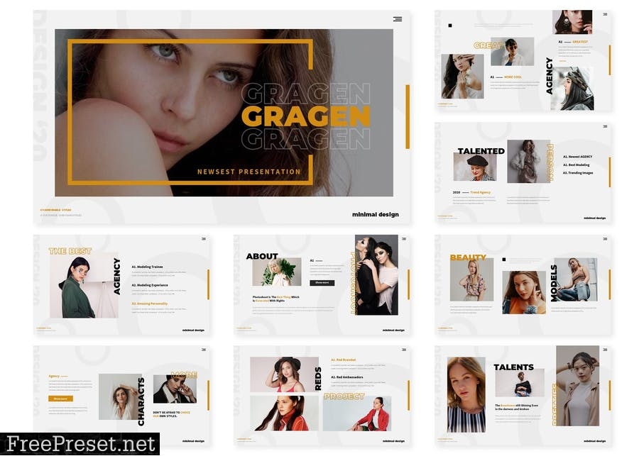 Gragen | Powerpoint, Keynote, Google Slides 92YMG6B