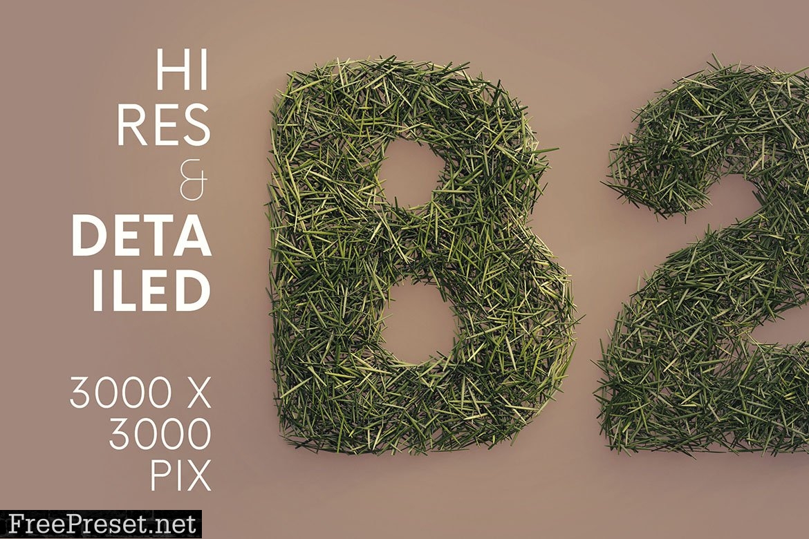 Grass Bold - 3D Lettering 6726207