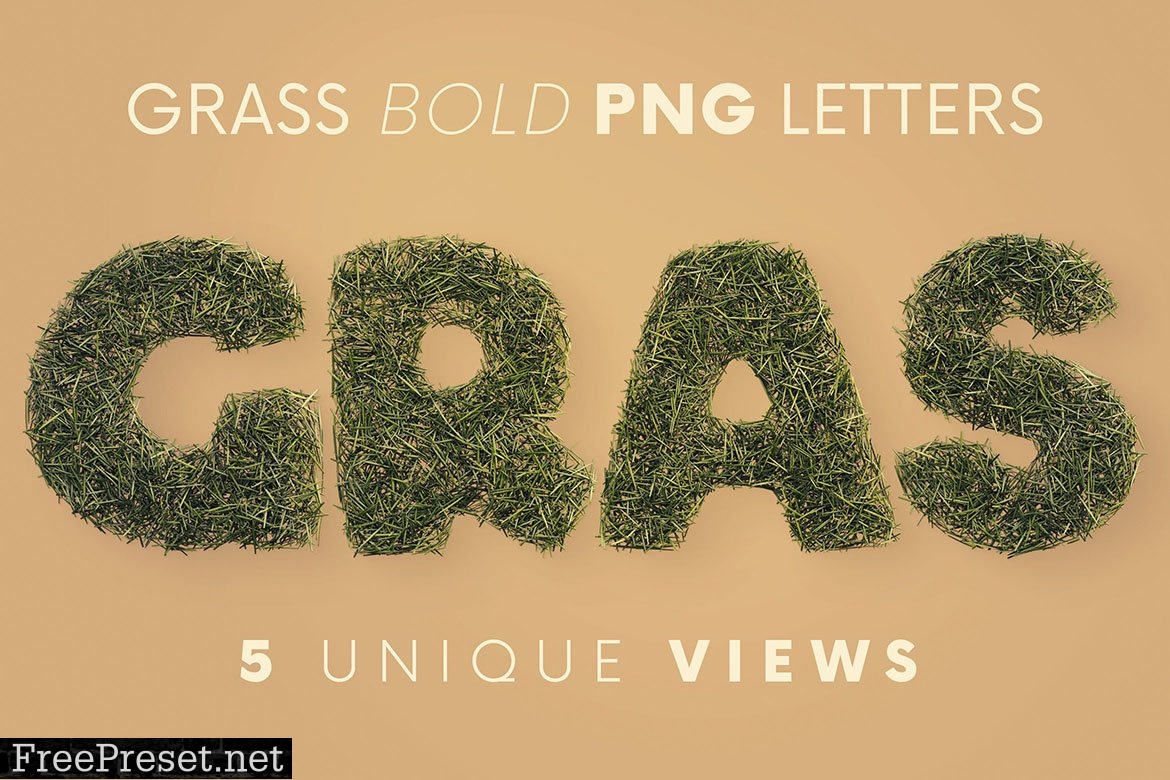 Grass Bold - 3D Lettering 6726207