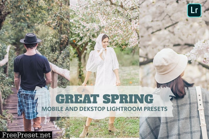 Great Spring Lightroom Presets Dekstop and Mobile