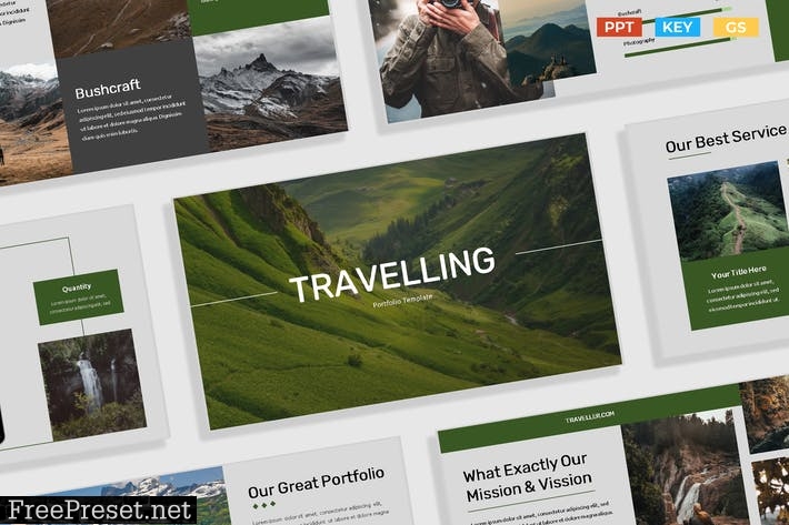 Green Gray Creative Travelling Clean Business Plan V4A5ERC