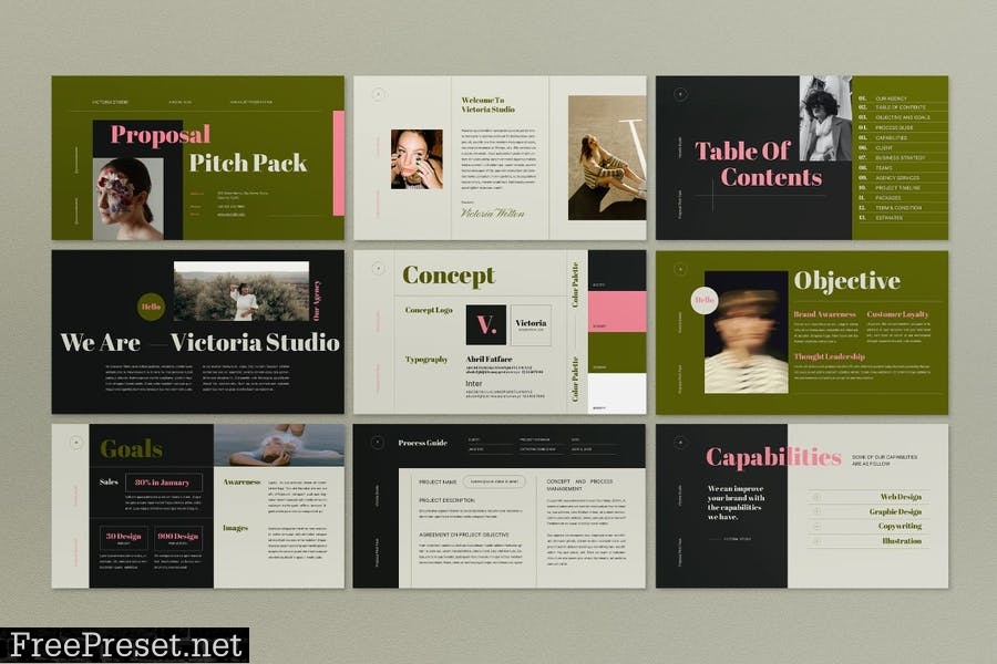 Green Modern Proposal Pitch Pack Presentation