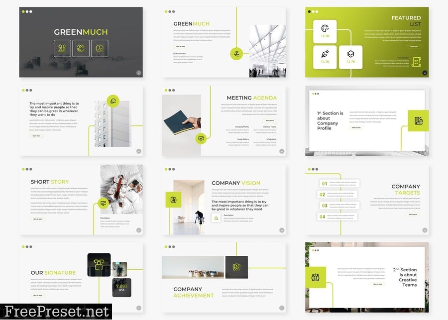 Greenmuch - Presentation Template HBFSXFV