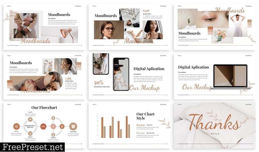 Grieve - Brandbook Presentation Template E8LALN7