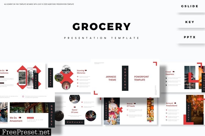 Grocery Presentation Template NQ9F9RG