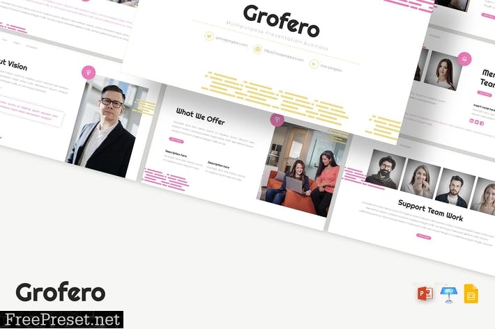 Grofero - Presentation PPTX / GSlides / Key 74FE3V7