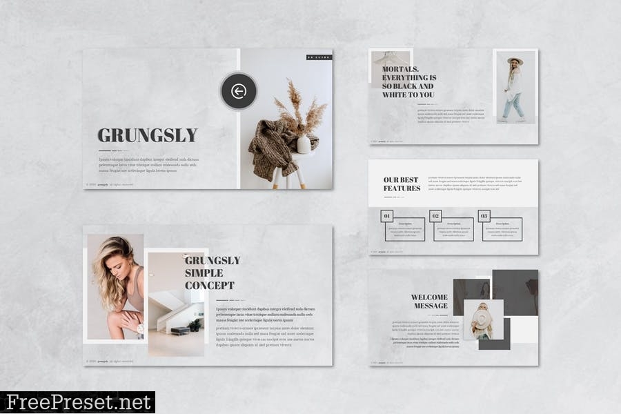 Grungsly - Presentation Template R3NUZH7