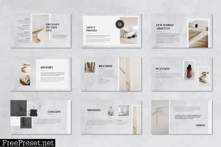 Grungsly - Presentation Template R3NUZH7