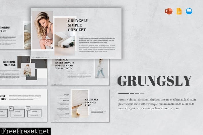 Grungsly - Presentation Template R3NUZH7