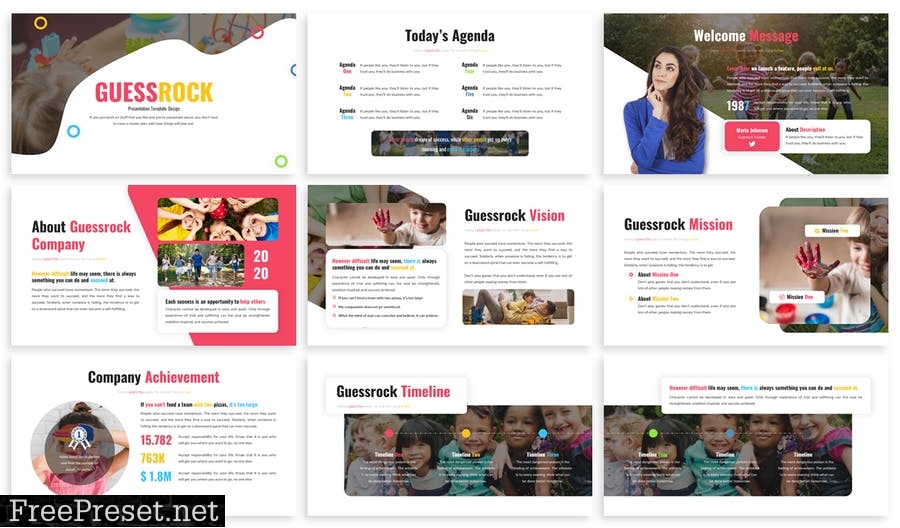 Guessrock - Business Template Prensentation 7X5WE76