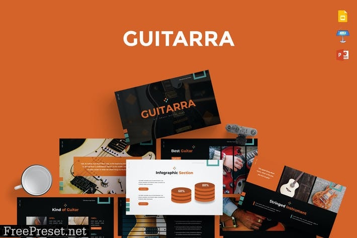 Guitarra - Presentation Template LCJUHYD