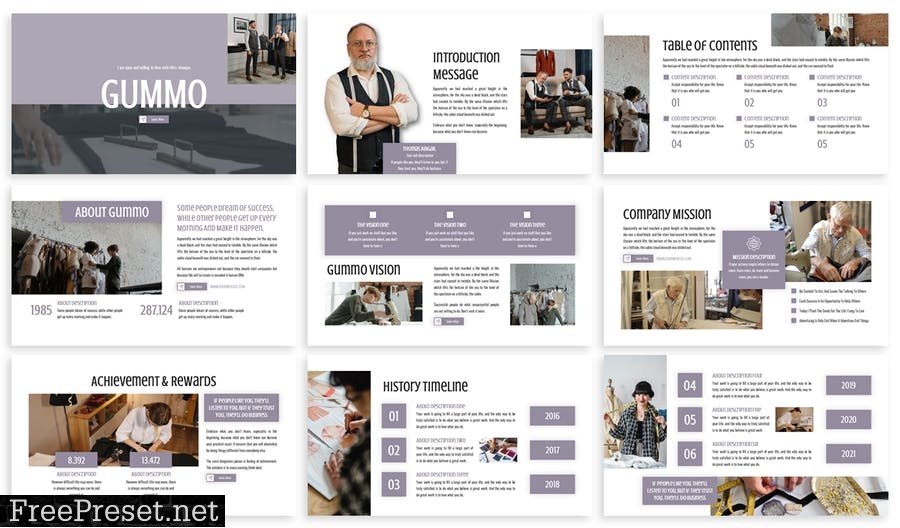 Gummo - Business Template Prensentation WGNM9W3