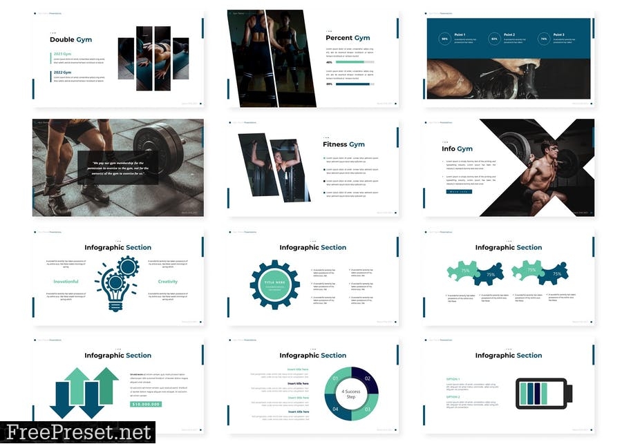 Gymnasium - Presentation Template 232DLMU