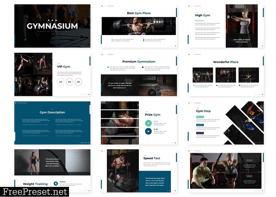 Gymnasium - Presentation Template 232DLMU