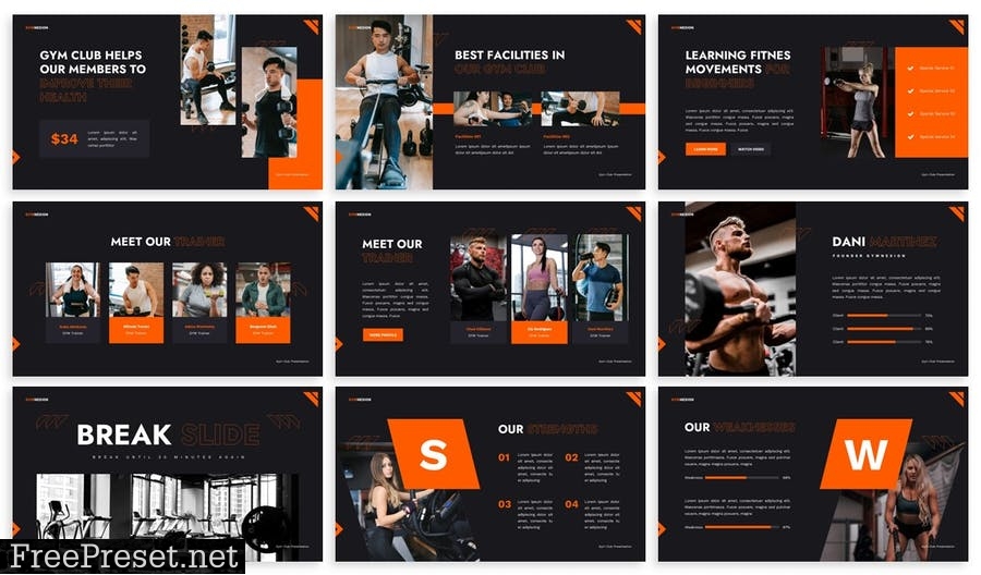 Gymnexion - Powerpoint Presentation Template BBYHHK5