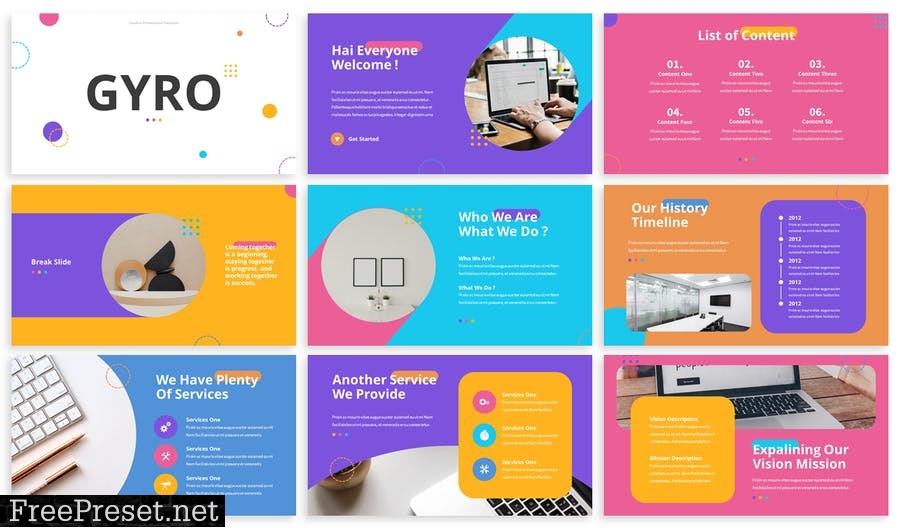 Gyro - Creative Powerpoint Template EPCKBG3