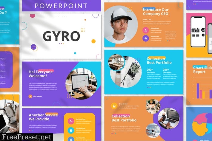 Gyro - Creative Powerpoint Template EPCKBG3