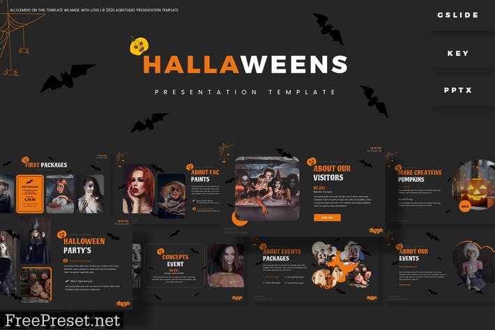 Haallweens - Presentation Template NXZLAQ6