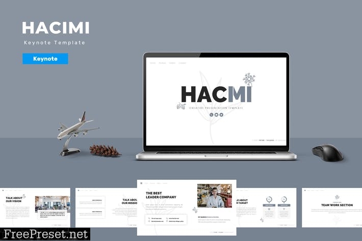 Hacimi - Creative Keynote Template KKLW7BS