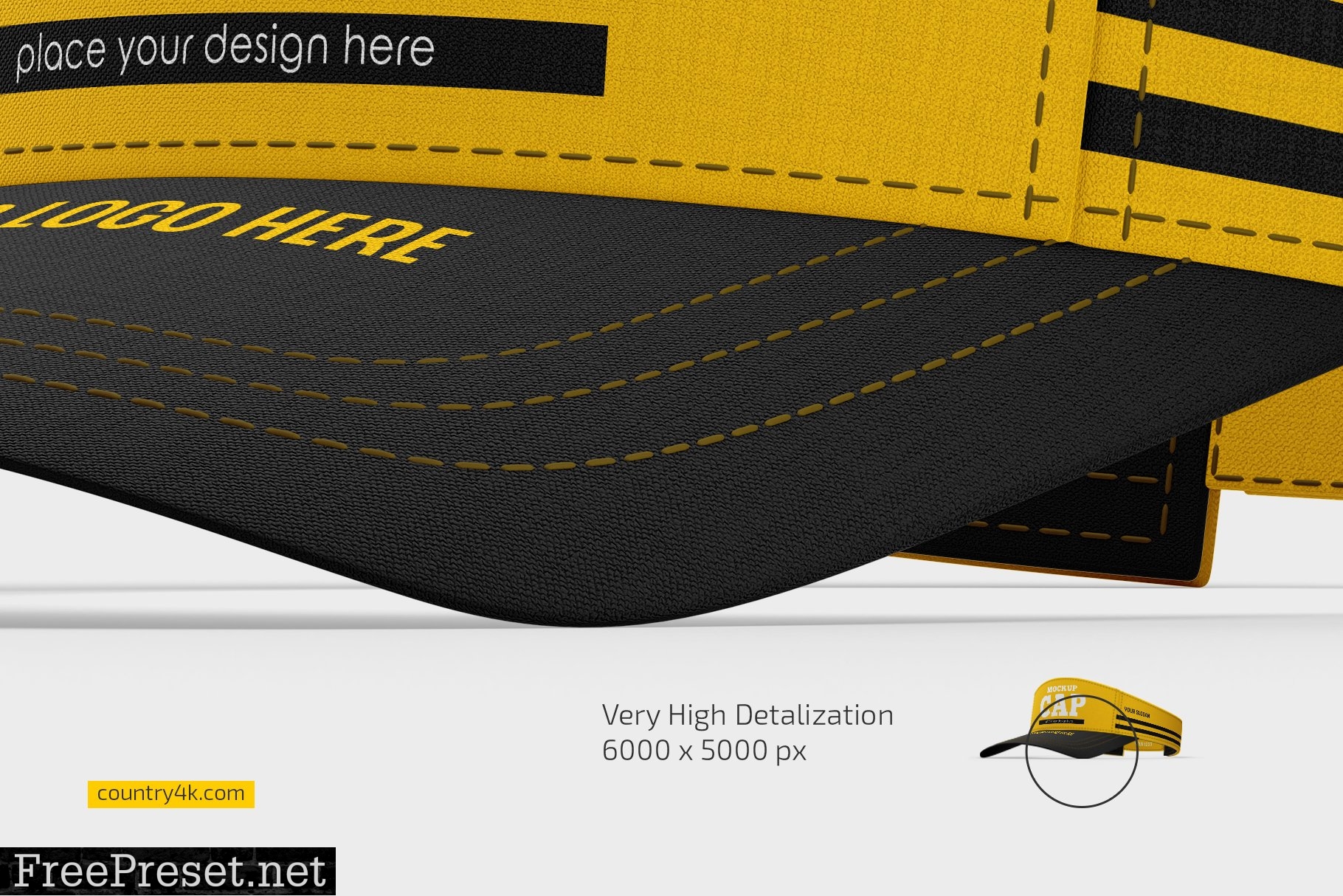 Half Cap Mockup Set 7186704