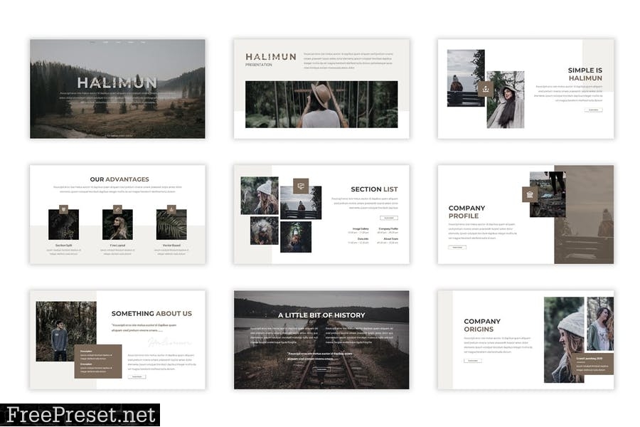 Halimun Presentation Template LQBBZ8S