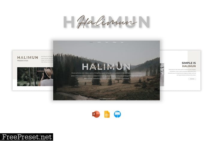 Halimun Presentation Template LQBBZ8S