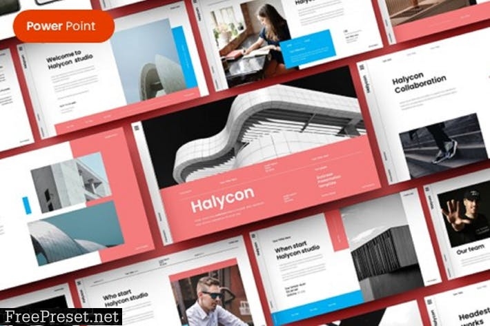 Halycon – Business PowerPoint Template MKP4Z4S