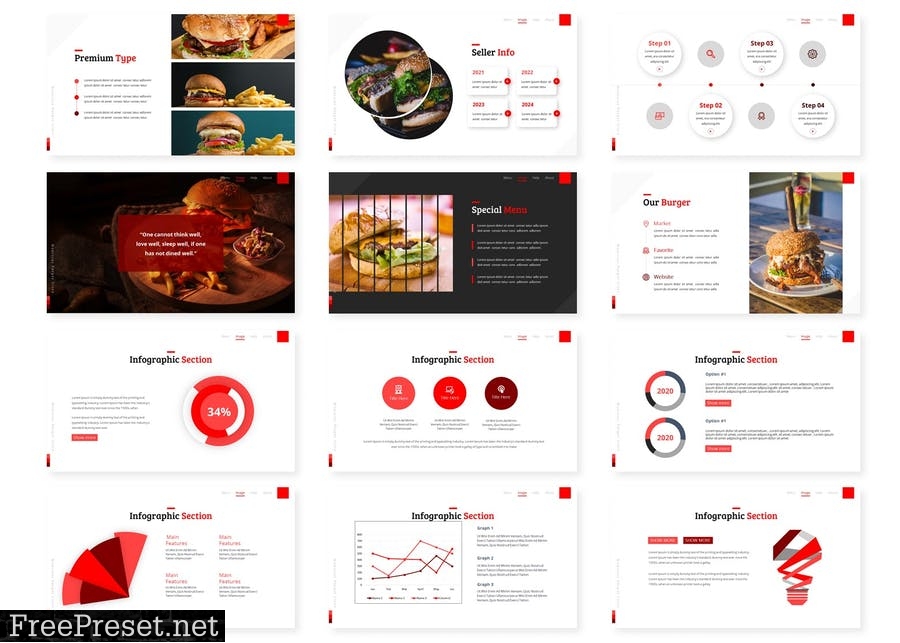 Hamburger - Presentation Template 5T5V3GV