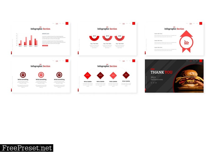 Hamburger - Presentation Template 5T5V3GV