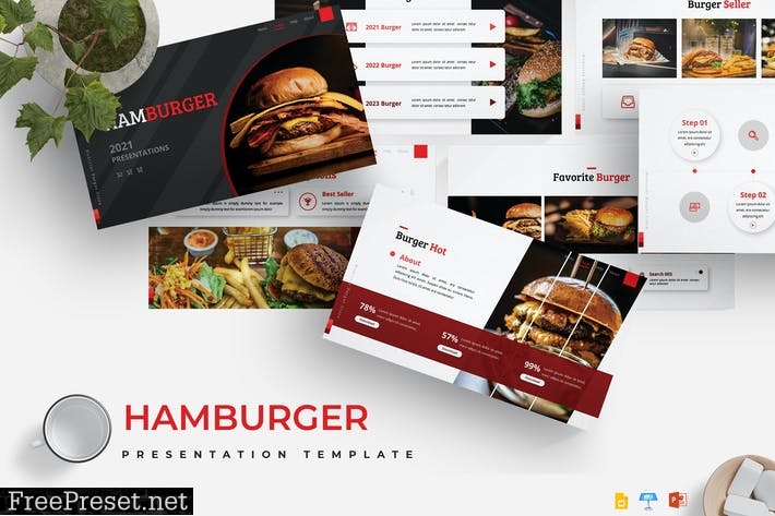 Hamburger - Presentation Template 5T5V3GV