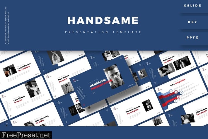 Handsame - Presentation Template PPRB3LE