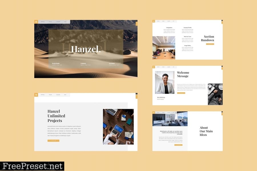 Hanzel - Presentation Template BBSZBVK