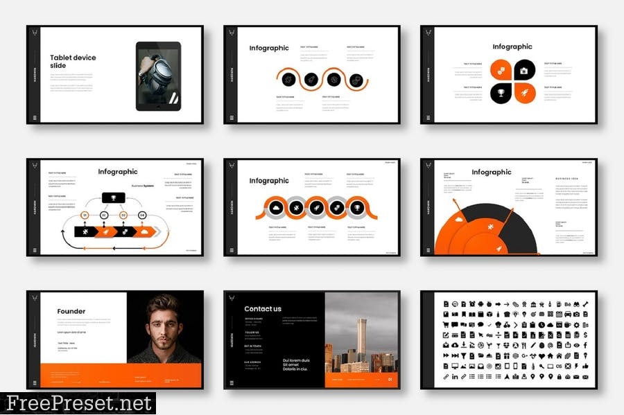 Hardwin – Business PowerPoint Template FP2JAVN