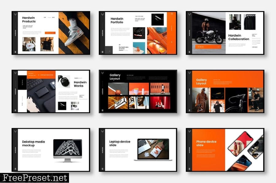 Hardwin – Business PowerPoint Template FP2JAVN