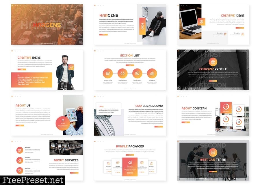 Hargens - Presentation Template SGGT68P