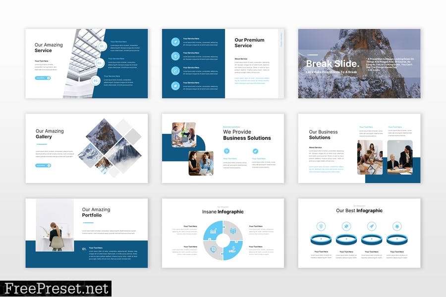 Harummas Business Powerpoint Template ASE3Y4X