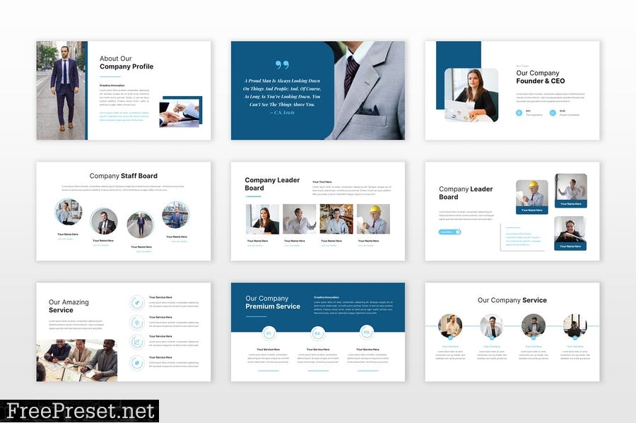 Harummas Business Powerpoint Template ASE3Y4X