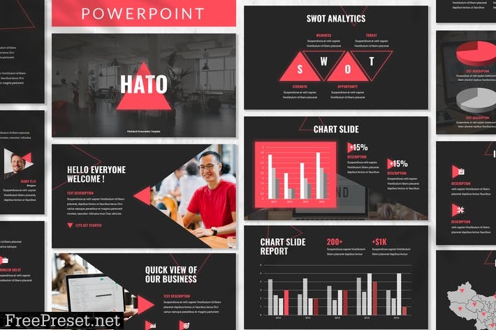 Hato - Business Powerpoint Template 6TKZB4L