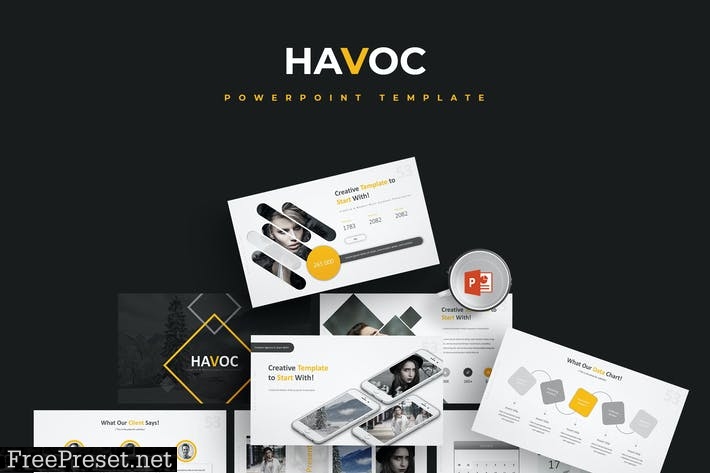 Havoc - Powerpoint Template HW58WH