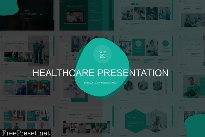 Healthcare Presentation Template S586MJU