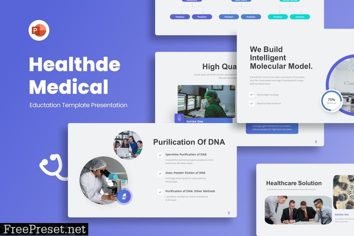 Healthde Blue Creative Medical Presentation EV9ZVS5